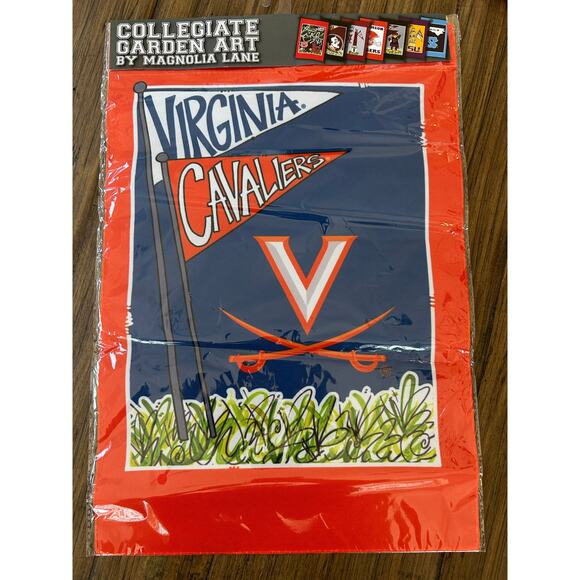 University of Virginia Garden Flag Dorm Wall Decor Yard 12x18" by Magnolia Lane - Picture 3 of 3